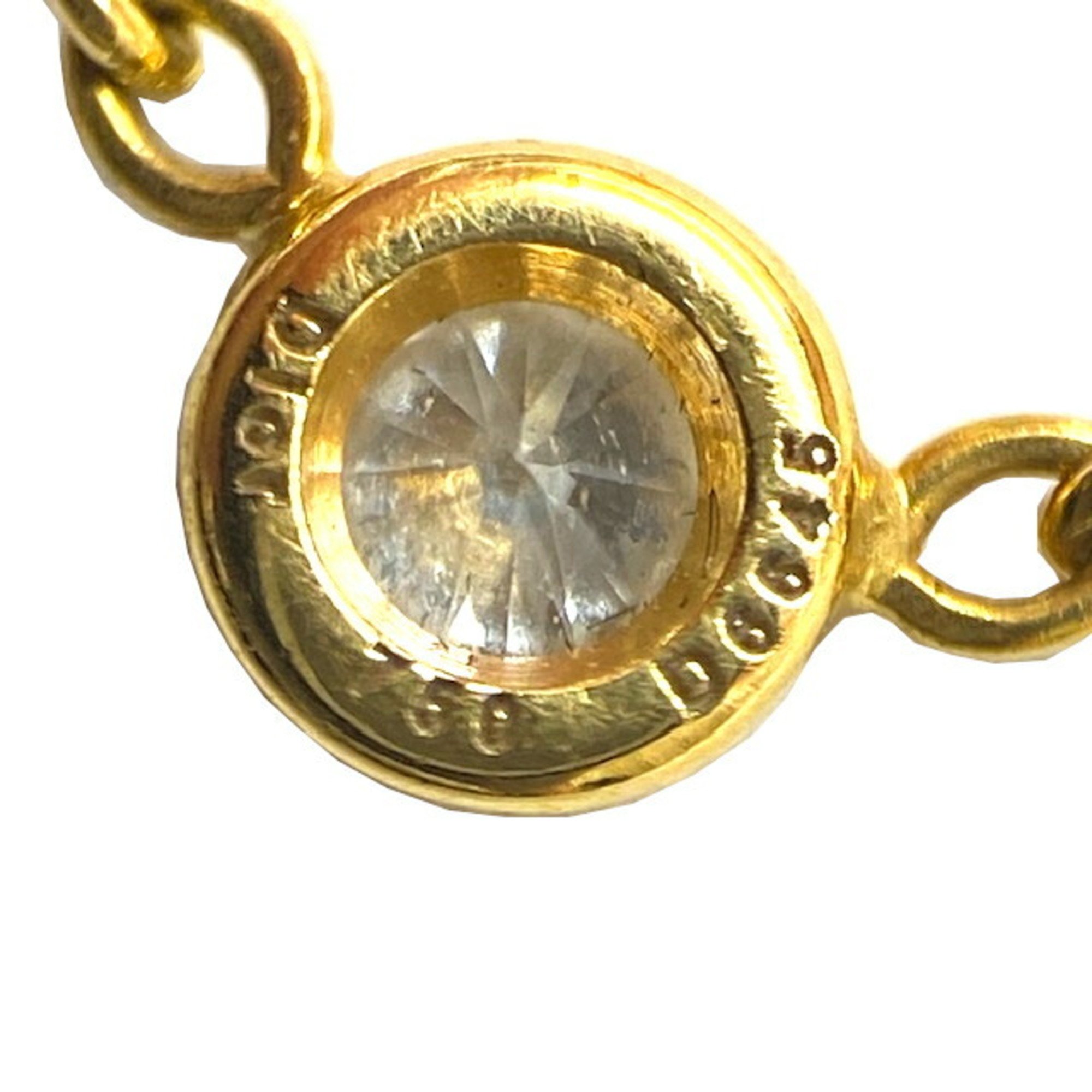 Christian Dior Mimiwi Necklace 1PD Diamond K18YG