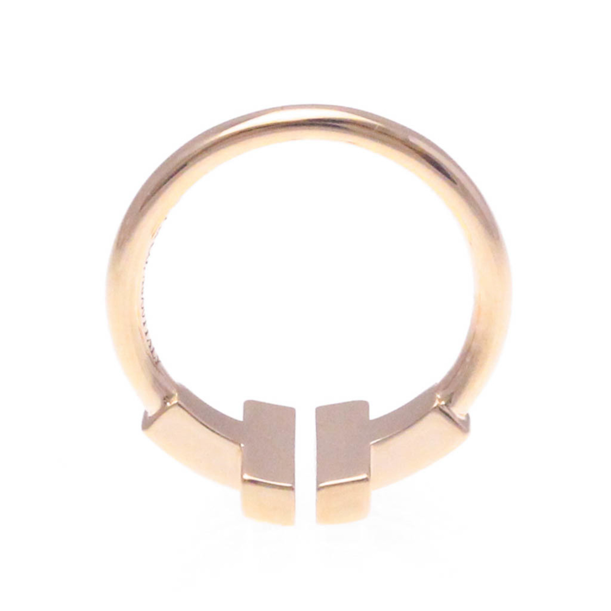 Tiffany T Wire Ring Pink Gold (18K) Fashion Onyx Band Ring Pink Gold