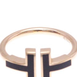Tiffany T Wire Ring Pink Gold (18K) Fashion Onyx Band Ring Pink Gold