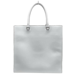 PRADA Embossed Triangle Tote Bag Handbag Shell Gray 2VG084 Women's Men's