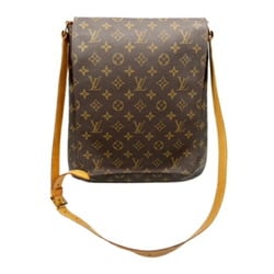 LOUIS VUITTON Musette Shoulder Bag Monogram Brown M51256 AS1919 Women's