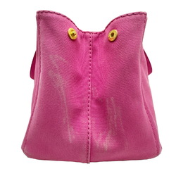 Prada PRADA Kanapa Tote BN1877 Fuchsia Pink Canvas Bag Handbag Ladies