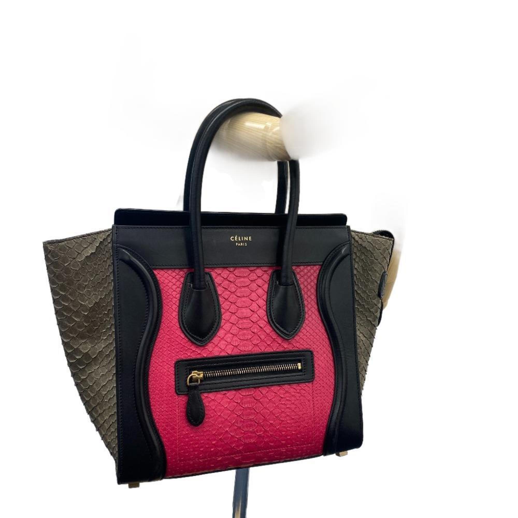 CELINE Luggage Nano Shopper Handbag Black Women's Z0005616