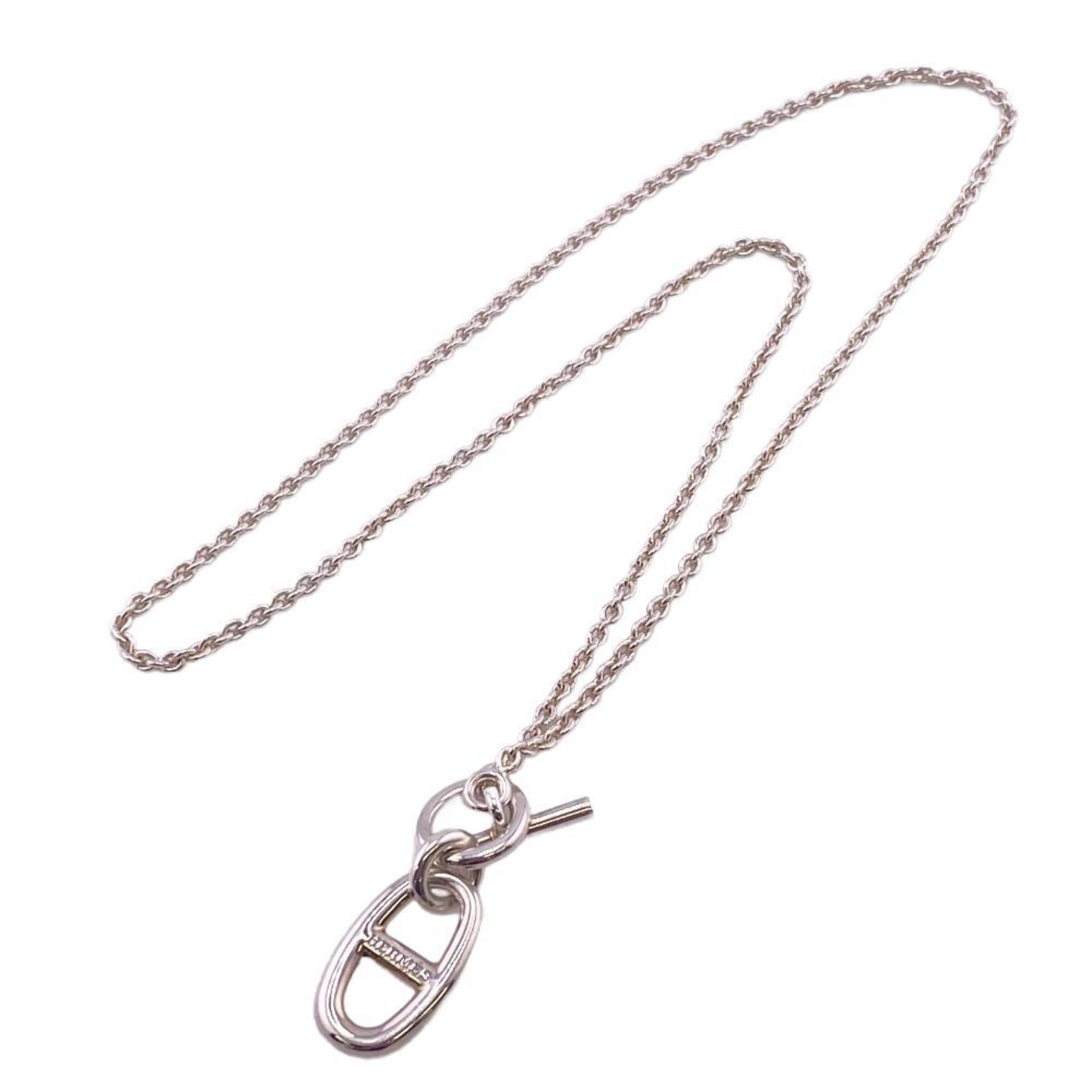 HERMES Chaine d'Ancre 925 9.8g Necklace Silver Women's Z0005714