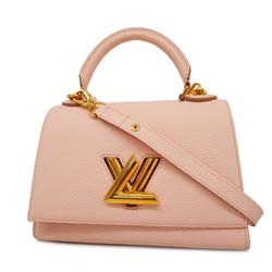 Louis Vuitton Handbag Twist One Handle PM - Pink Gray Ladies