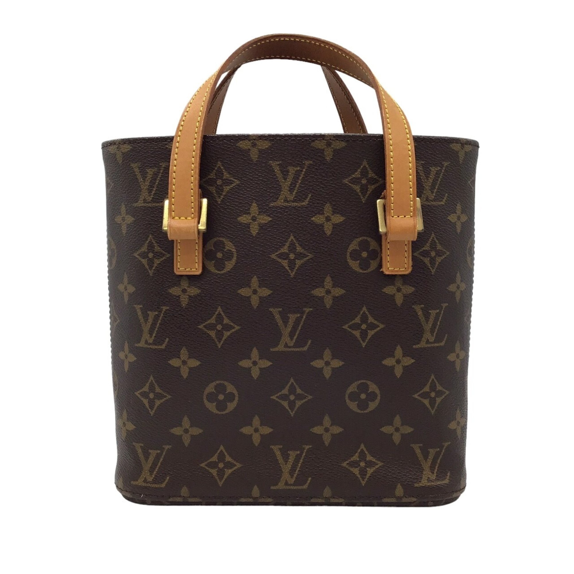 LOUIS VUITTON Monogram Vavin PM M51172 SR0023 Handbag Bag Square Compact Canvas Leather Brown Ladies Men's Unisex