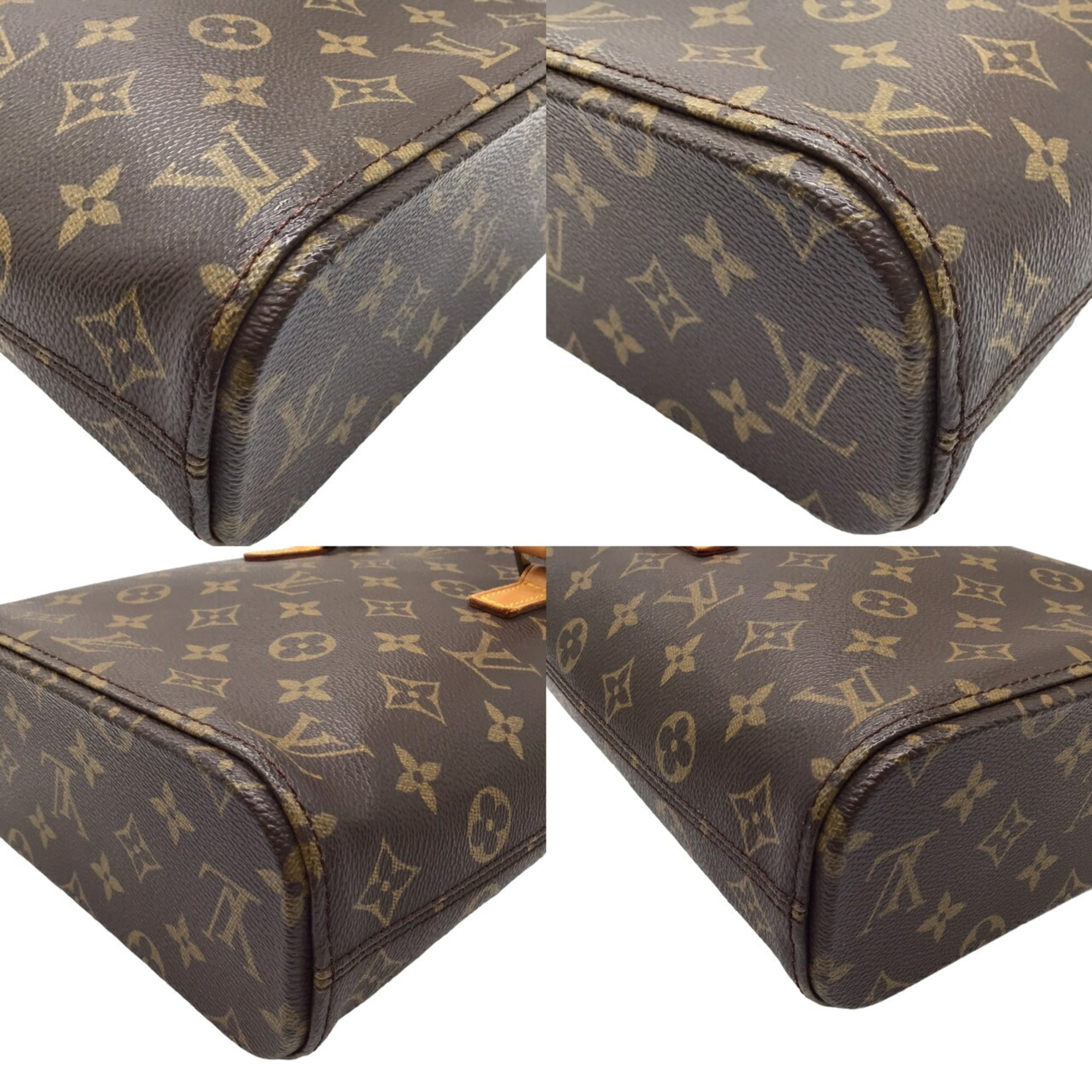 LOUIS VUITTON Monogram Vavin PM M51172 SR0023 Handbag Bag Square Compact Canvas Leather Brown Ladies Men's Unisex