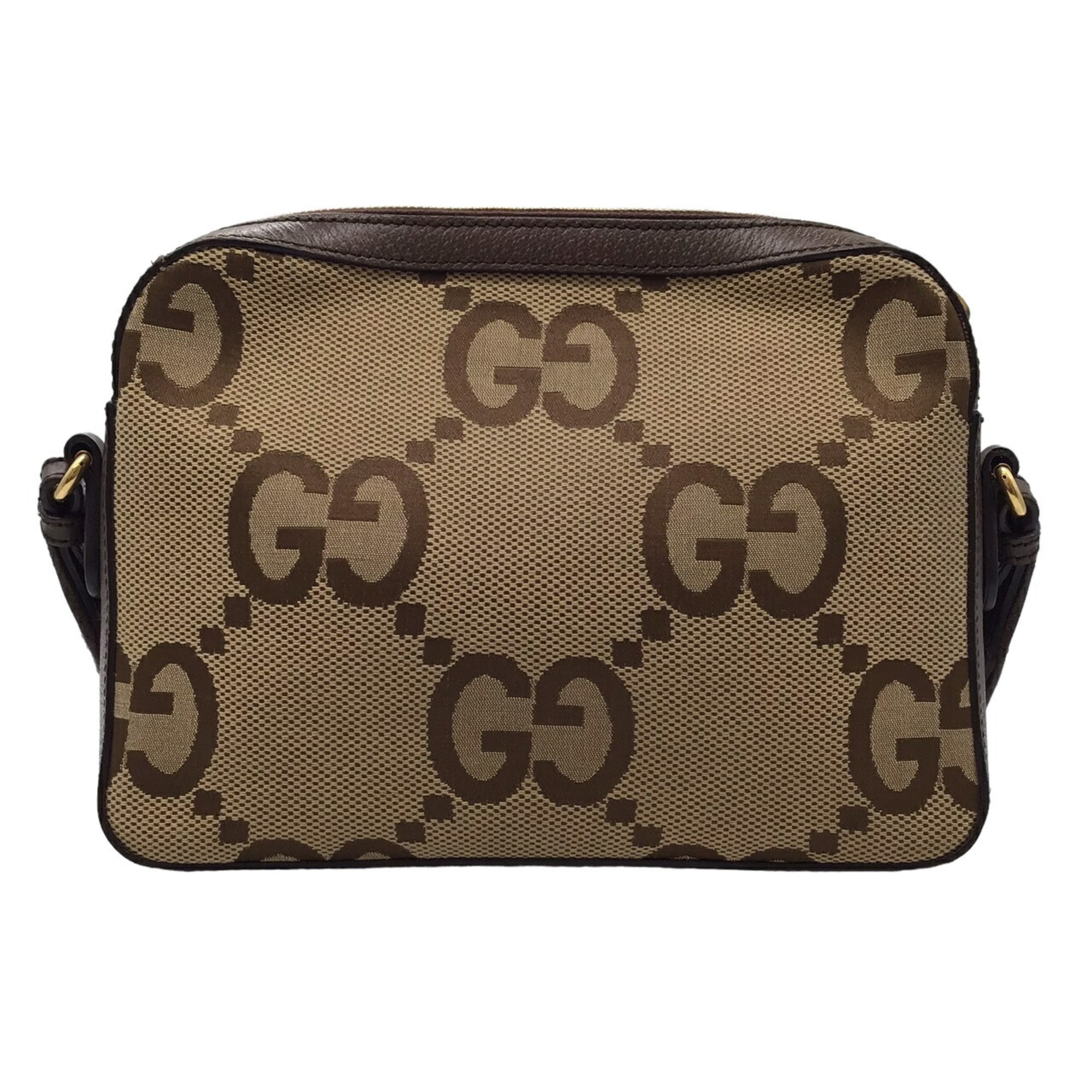 GUCCI Gucci Jumbo GG Canvas Bag 675891 Shoulder Men Women Unisex