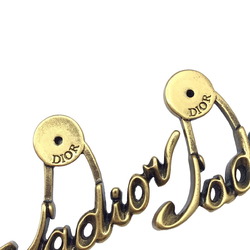 Christian Dior DIOR J'ADIOR Earrings Pearl Gold GP Plated Accessories Ear Women's
