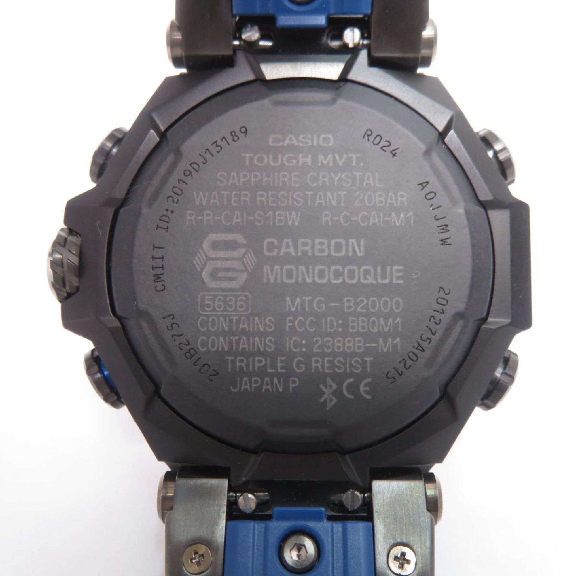 CASIO Casio G-SHOCK MT-G Dual Core Guard MTG-B2000B-1A2JF Radio Solar Watch