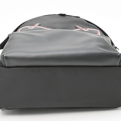 Fendi Bugseye Monster Backpack 7VZ042 Nylon Leather Black Red S-155232