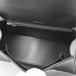 Balenciaga Hourglass Medium Handbag Bag 619668 Kataoshi Leather S-155160