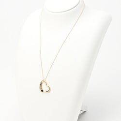 Tiffany TIFFANY Open Heart 22mm Necklace K18YG 5.75g 41cm B-155253