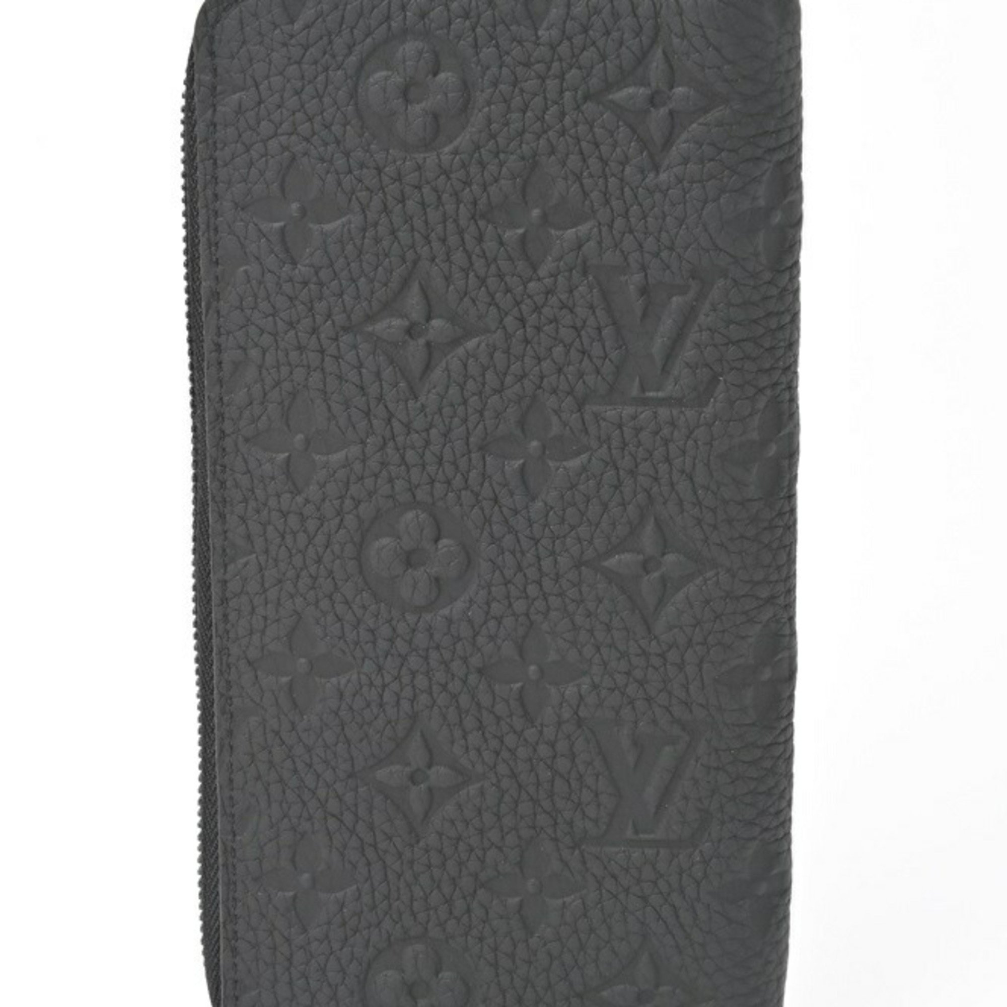 Louis Vuitton Zippy Wallet Vertical M69047 Taurillon Leather Black S-155271