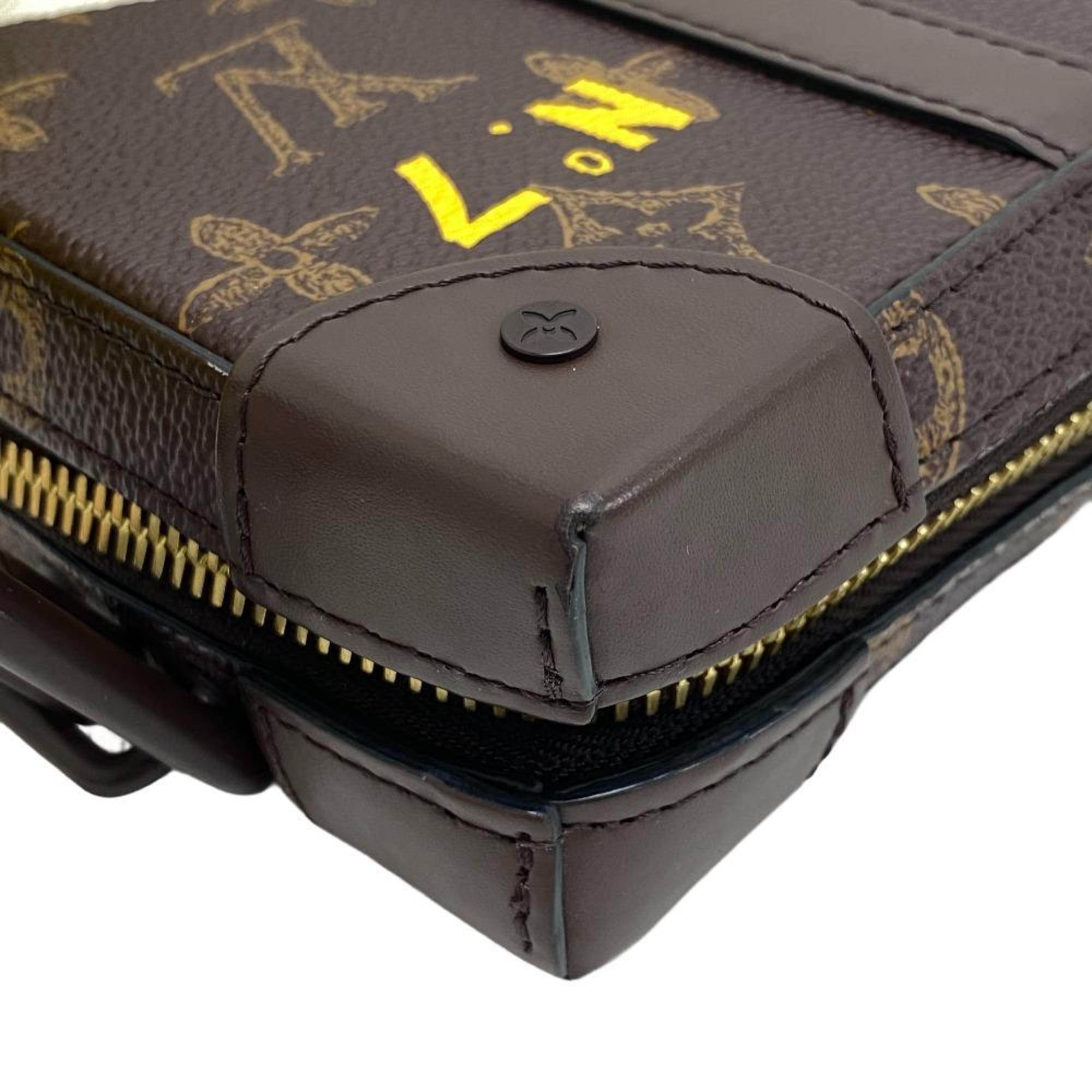 LOUIS VUITTON M81246 Soft Trunk Wallet Monogram Shoulder Bag Brown Women's Z0005827