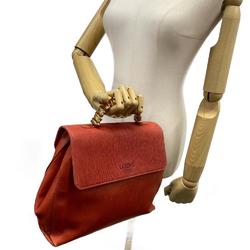 LOEWE Velazquez Twist Hardware Handbag Red Women's Z0005988