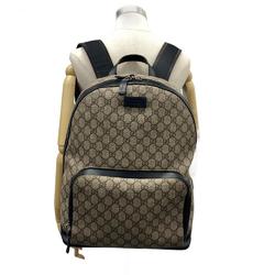 GUCCI 406370 GG Supreme Backpack/Daypack Brown Unisex Z0005820