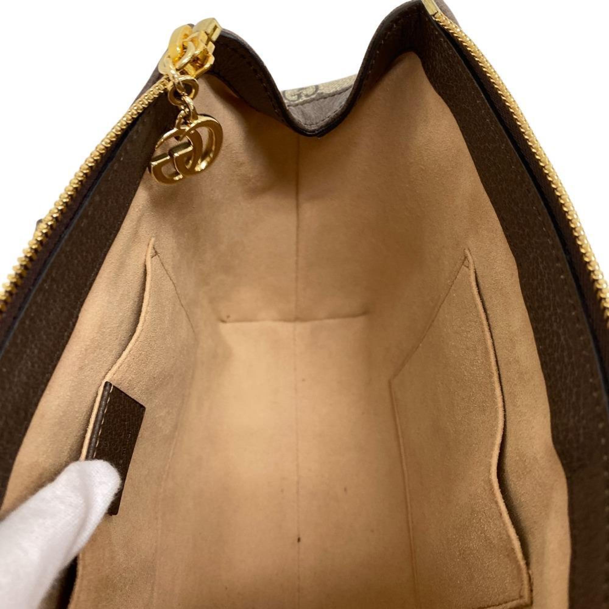 GUCCI Ophidia GG Supreme Handbag Brown Women's Z0005738