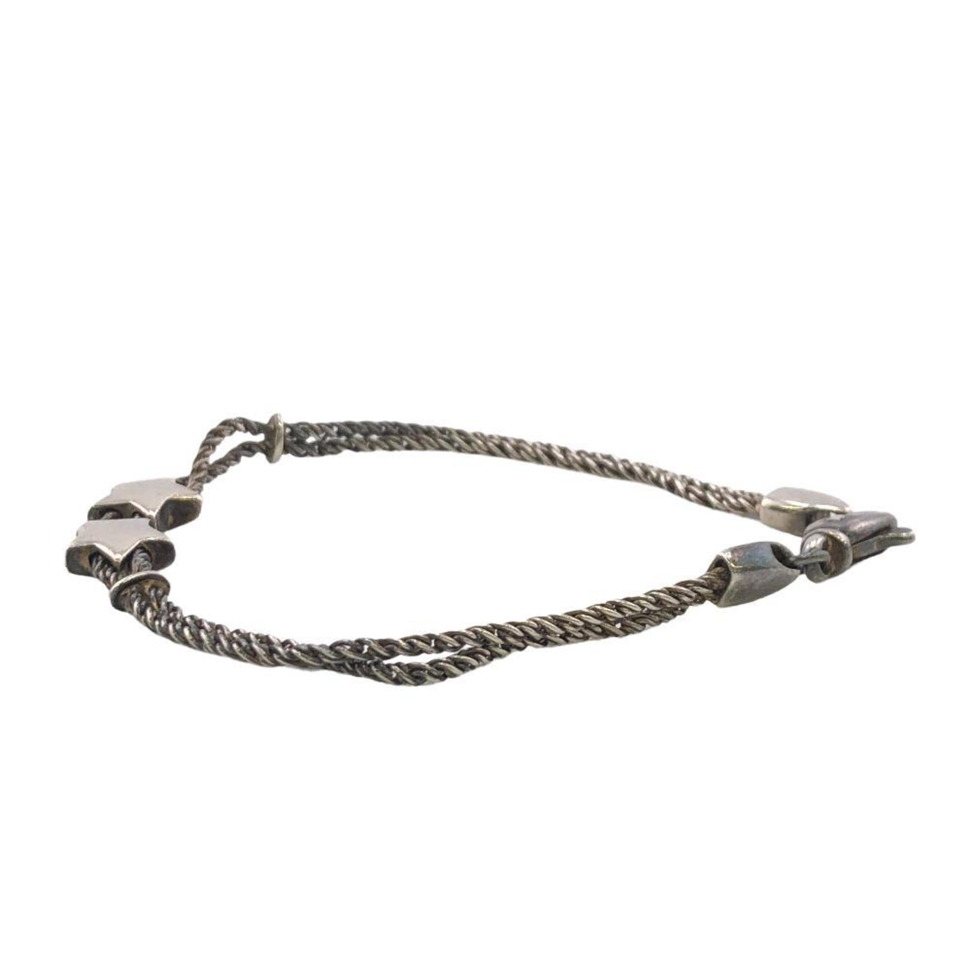 TIFFANY&Co. Tiffany Double Rope SV925 Star Bracelet Silver Women's A3766F