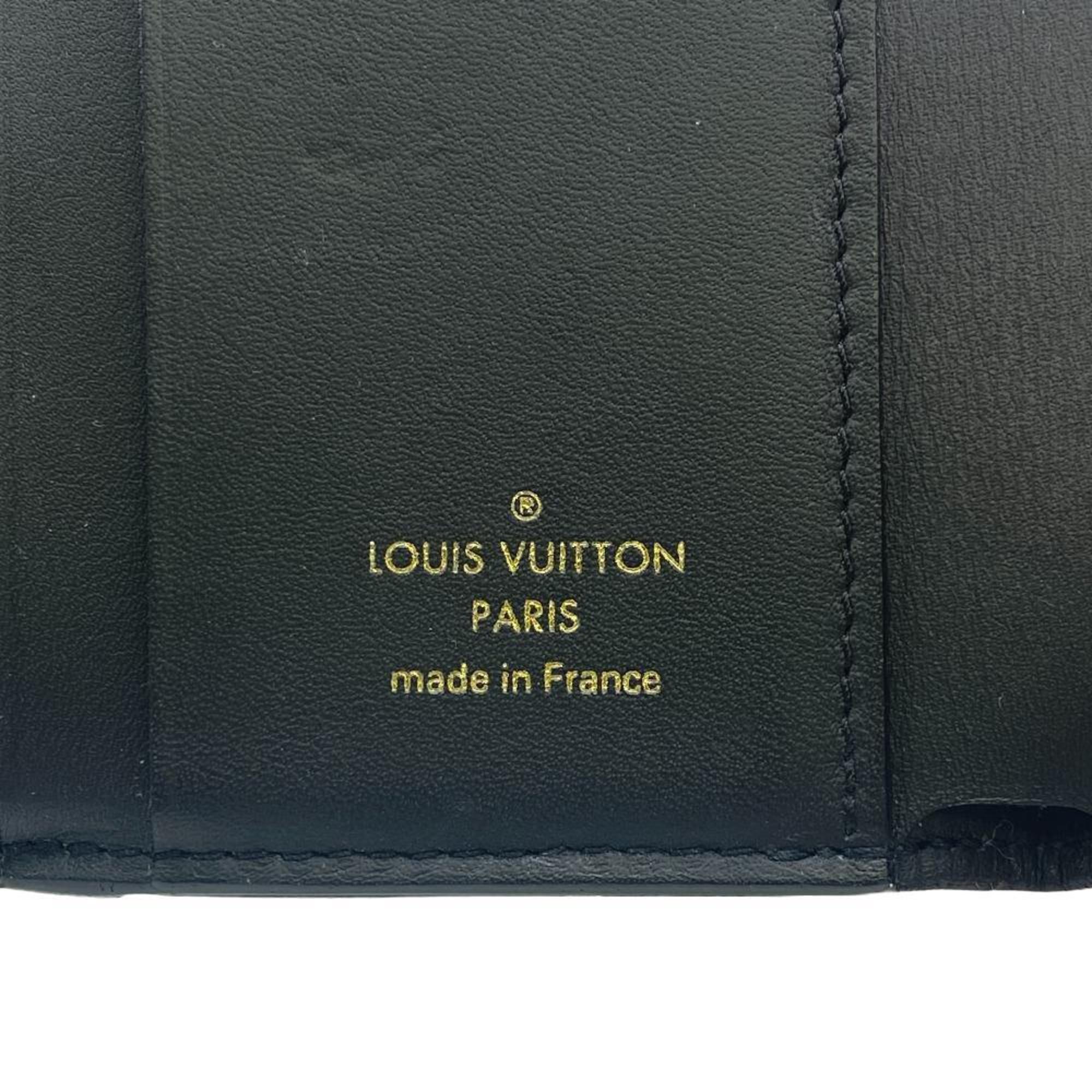 LOUIS VUITTON M63904 Tuileries Compact Wallet Monogram Bifold Brown Women's A3790F