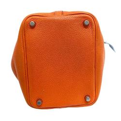 HERMES Picotan Lock PM 2011 Twilly WOW Handbag Orange Ladies Z0005762