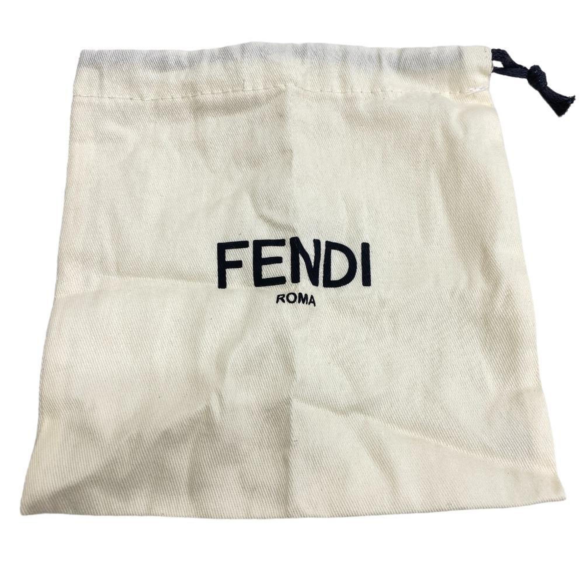 FENDI Micro Ic You Peekaboo Zucca Handbag Gray Women's Z0005742