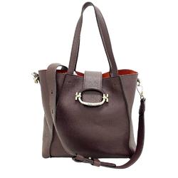 Tod's TOD’S Double T-ring Handbag Shoulder Bag Bordeaux Ladies Z0005799