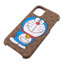 GUCCI 647806 Doraemon collaboration iPhone11 Micro GG Supreme iPhone case Beige Unisex Z0005998