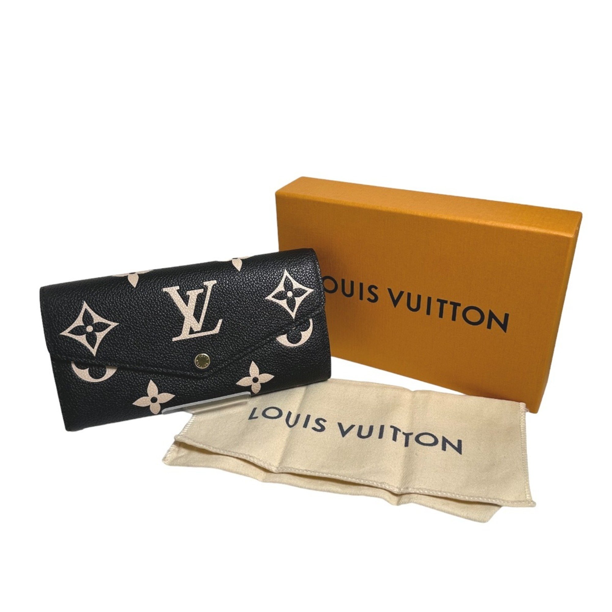 LOUIS VUITTON Long Wallet Empreinte Portefeuille Sala M80496 Louis Vuitton Black
