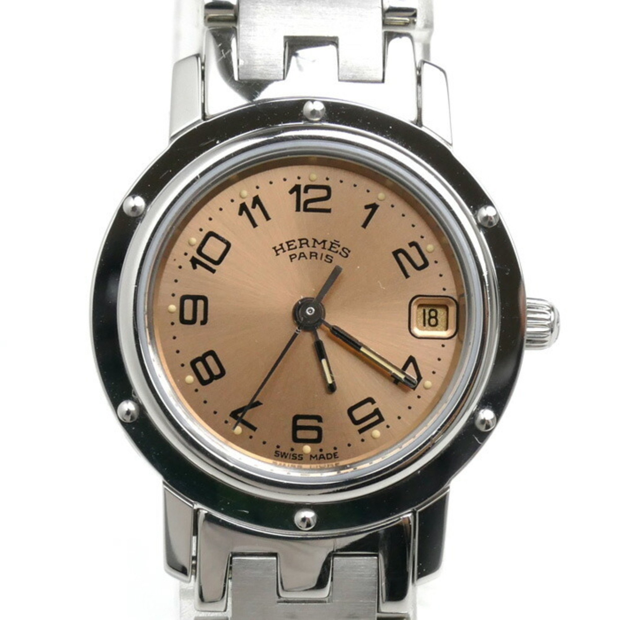 HERMES Clipper Watch Battery Operated CL4.210 Women's K23-2789-1
