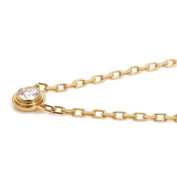 CARTIER K18PG Pink Gold Damour SM Diamond Necklace B7215700 2.7g 40cm Ladies