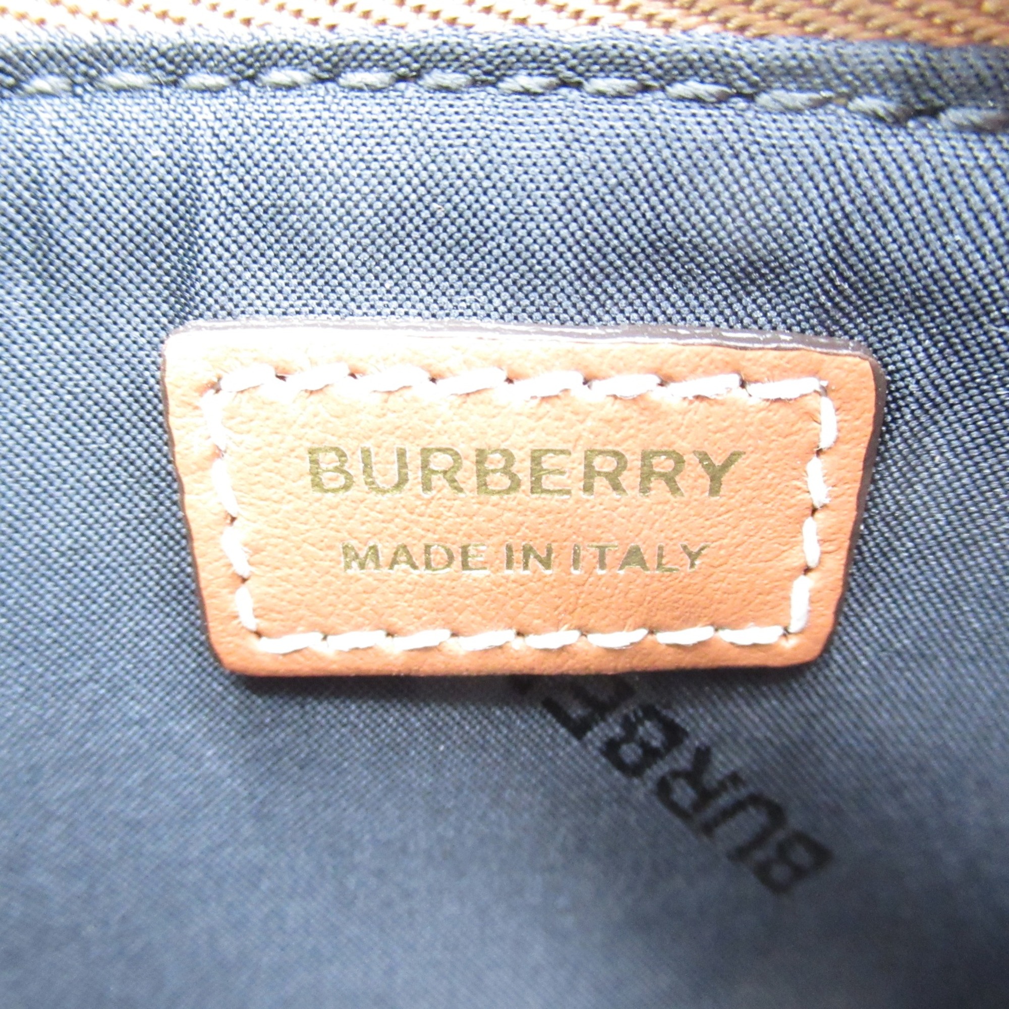 BURBERRY coin purse Beige polyester Polyurethane 8070420