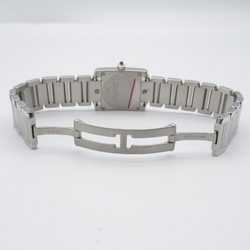 CARTIER Tank francaise SM Wrist Watch W51008Q3 Quartz Beige  Stainless Steel W51008Q3