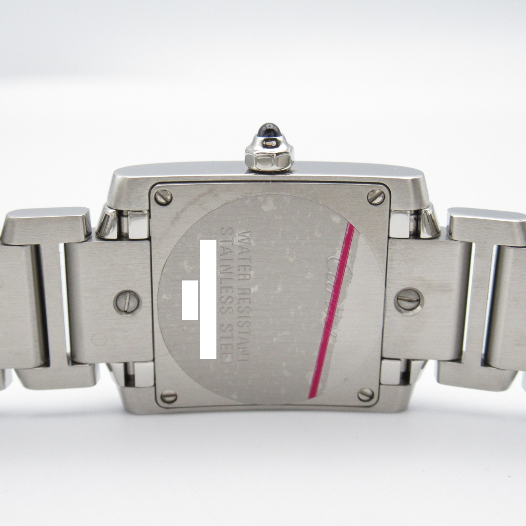 CARTIER Tank francaise SM Wrist Watch W51008Q3 Quartz Beige  Stainless Steel W51008Q3