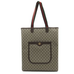 GUCCI GG Supreme Tote Bag Beige Brown PVC coated canvas 7445429AACV8745