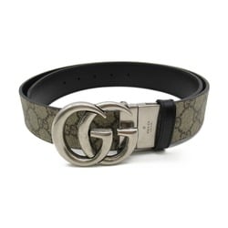 GUCCI Double G reversible belt Beige Brown GG Supreme Canvas 62705592TIN976995