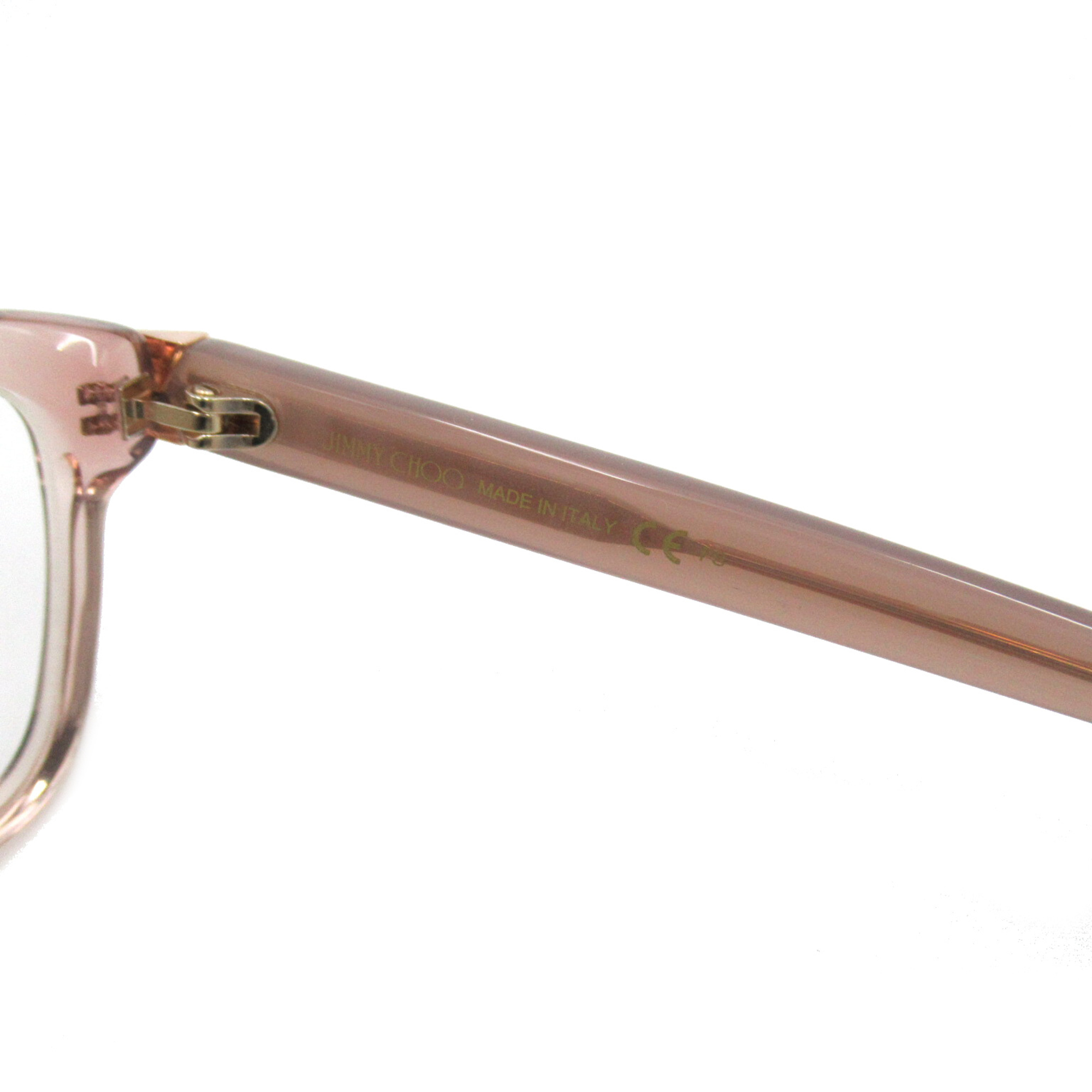 JIMMY CHOO Date Glasses Glasses Frame Beige Plastic 225 FWM(54)