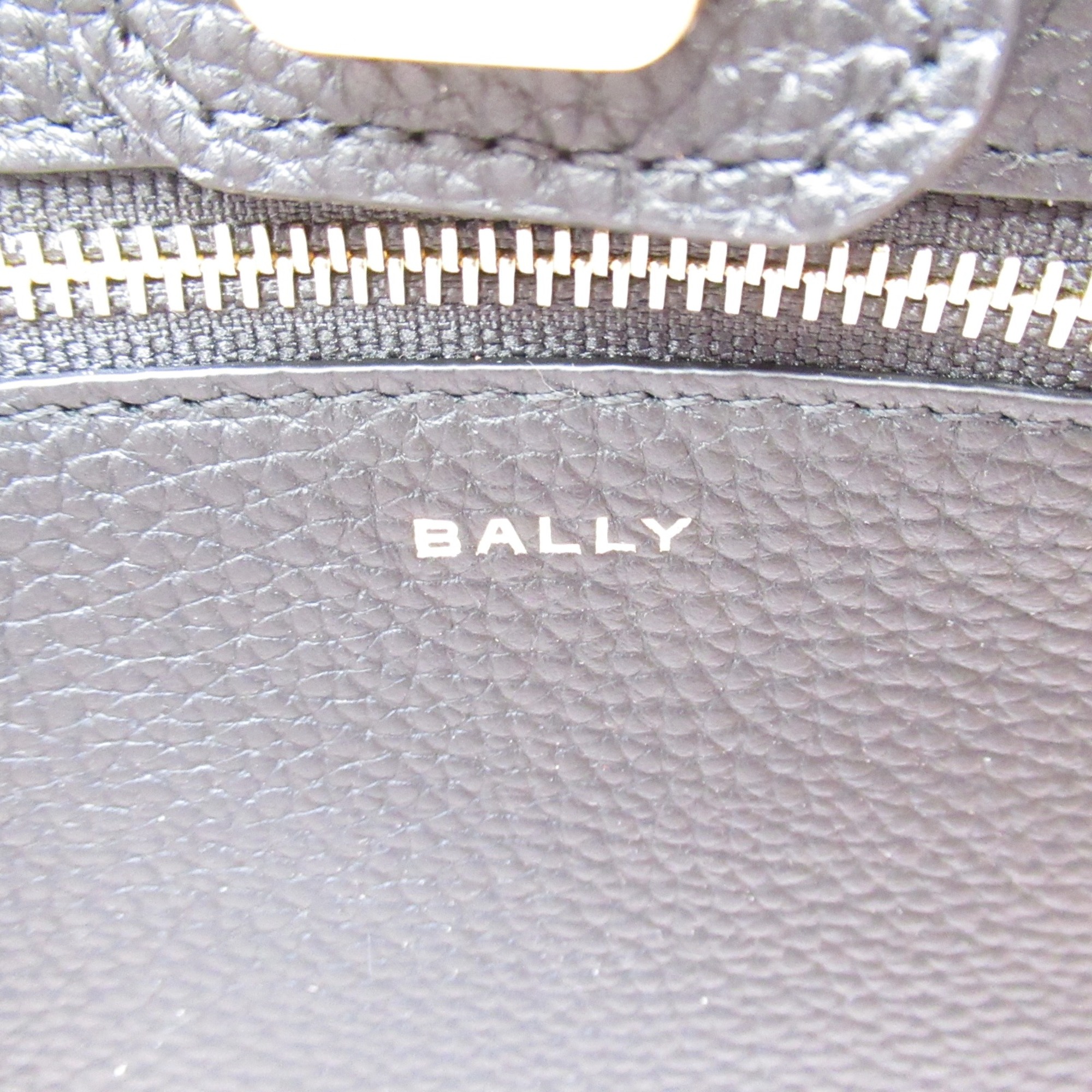 BALLY 2wayShoulder Bag BAR KEEP ON XS Beige Black Fa Brique leather 6304520