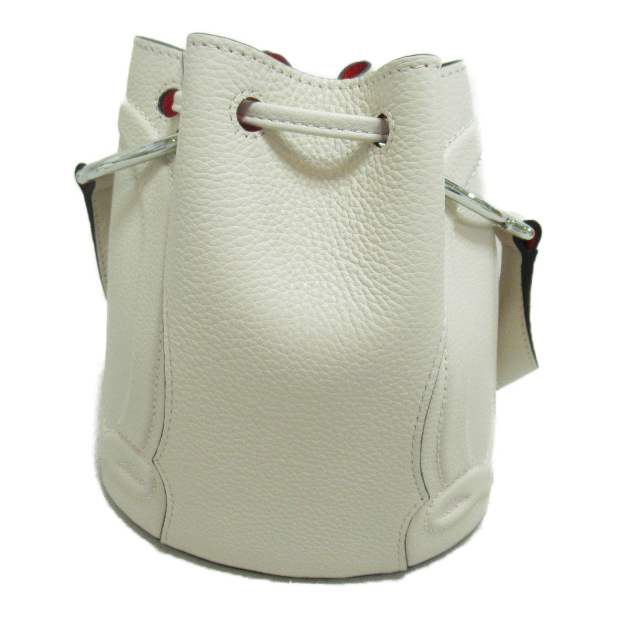 Christian Louboutin Shoulder Bag Beige Calfskin (cowhide) 3235080F611