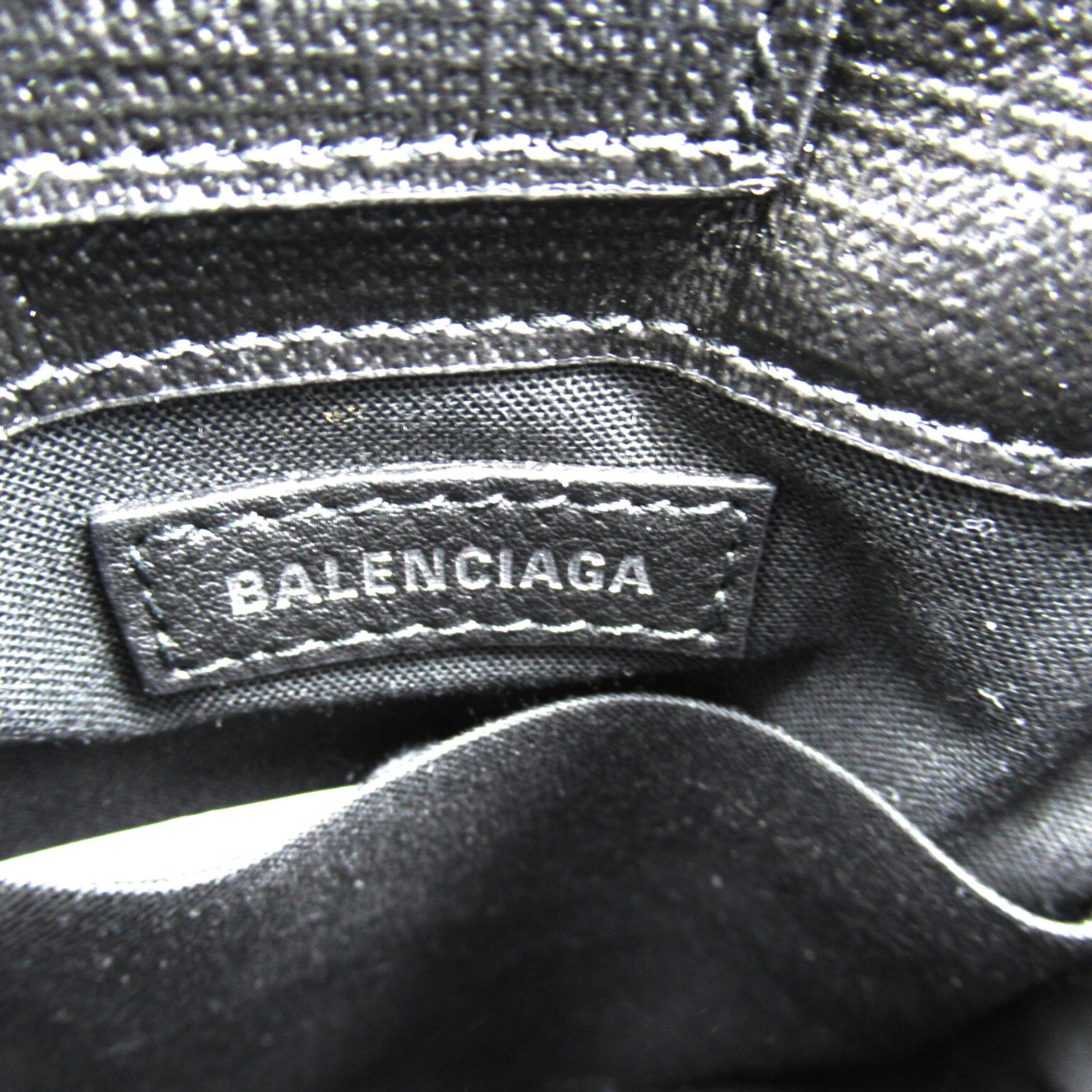 BALENCIAGA Smartphone Shoulder Bag Black Calfskin (cowhide) 7577730AI2N1000