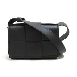 BOTTEGA VENETA Maxi Shoulder Bag Black Lambskin (sheep leather)