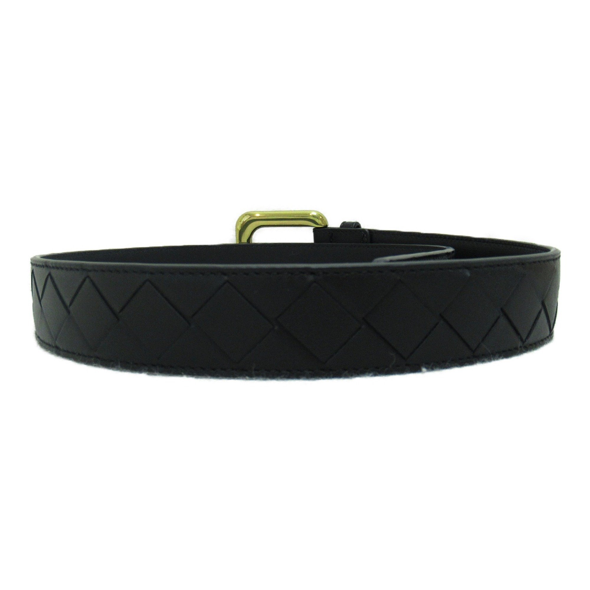 BOTTEGA VENETA Intrecciato belt Black Calfskin (cowhide) 734910V2Q81101975