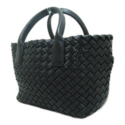BOTTEGA VENETA Mini Cabas Tote Bag Black Lambskin (sheep leather) 709464V1OW18425