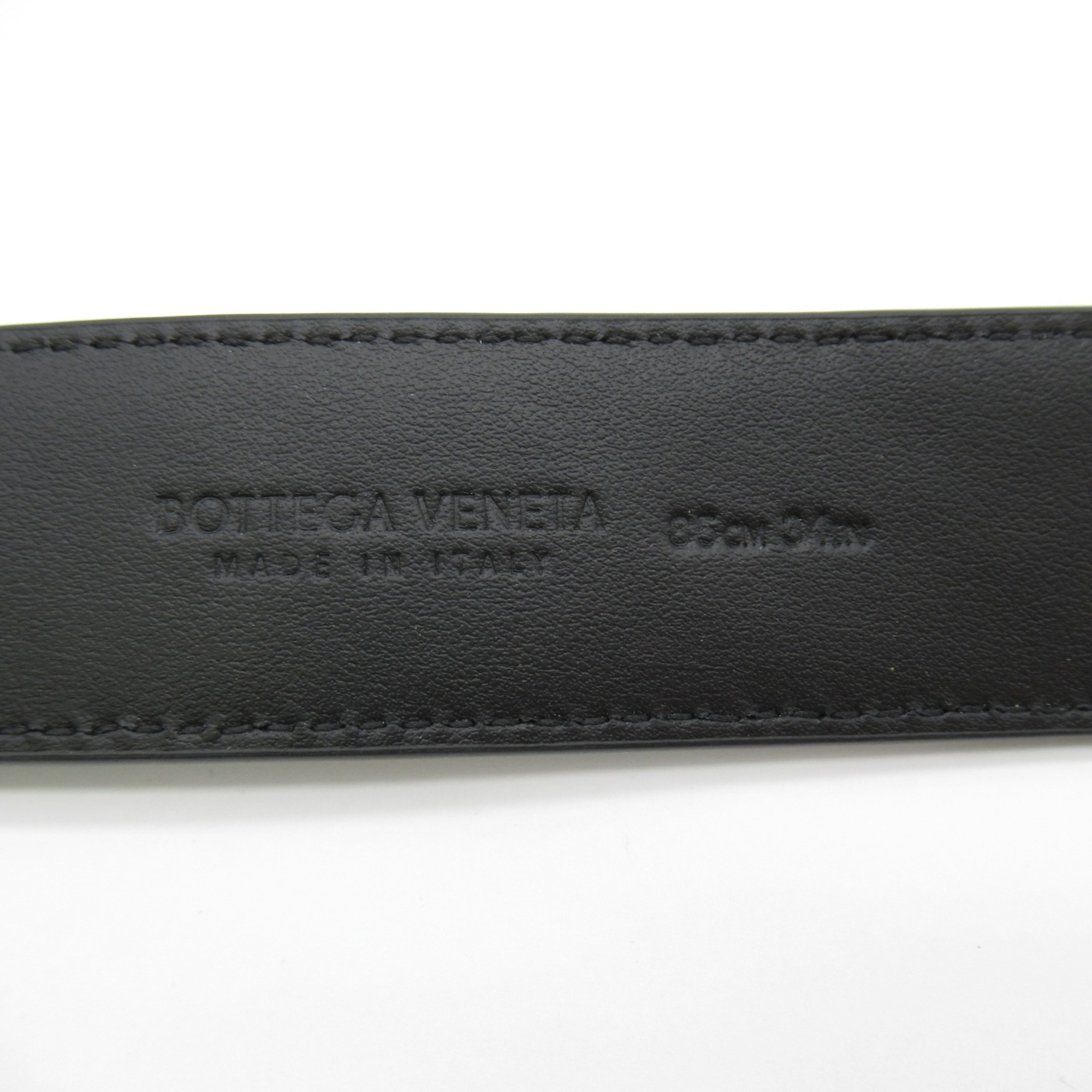 BOTTEGA VENETA Intrecciato belt Black Calfskin (cowhide) 734910V2Q81101985