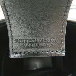 BOTTEGA VENETA Cassette mini crossbody bag Black Calfskin (cowhide) 730541VCQC48425