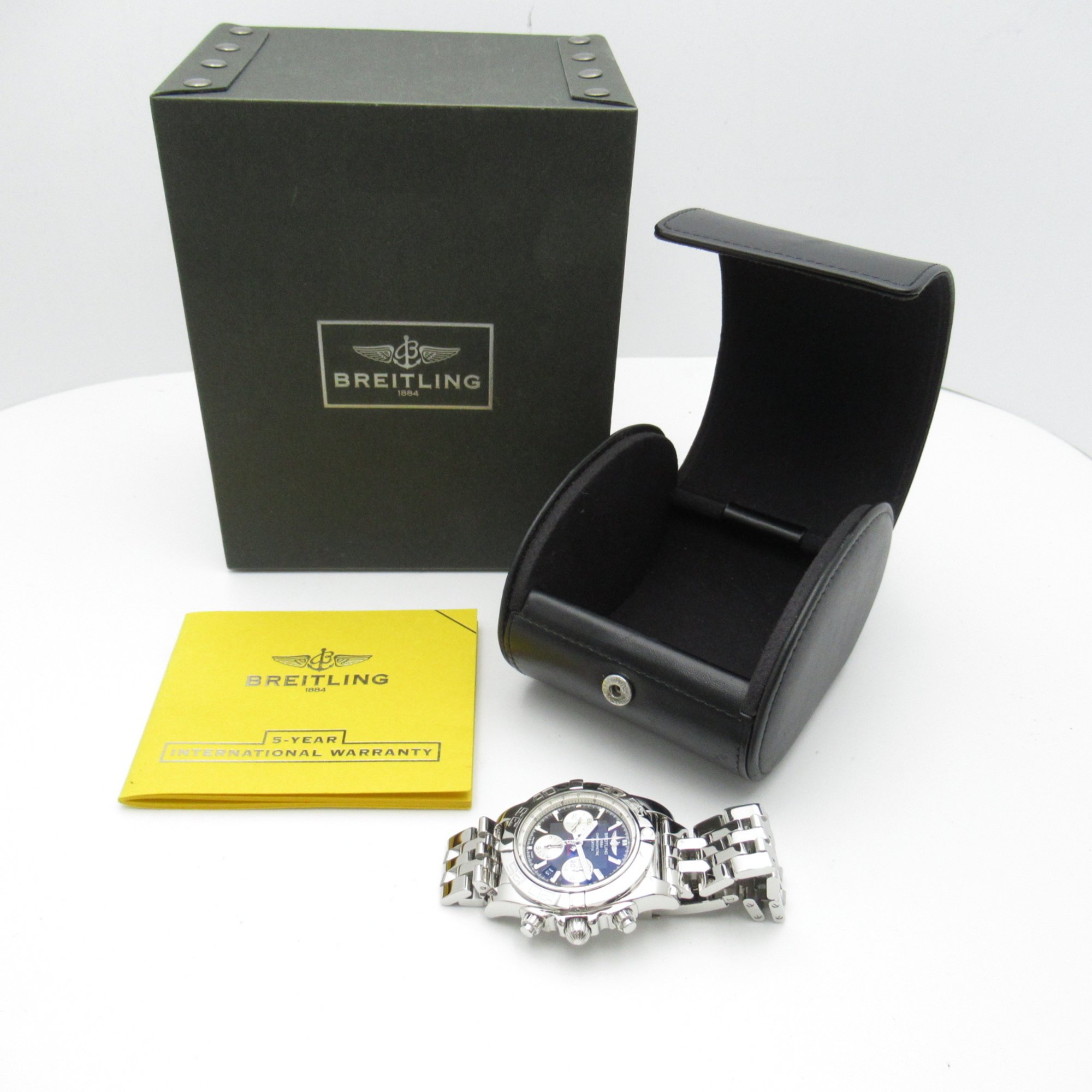 BREITLING Chronomat Wrist Watch Watch Wrist Watch AB0110 Mechanical Automatic Black  Stainless Steel AB0110