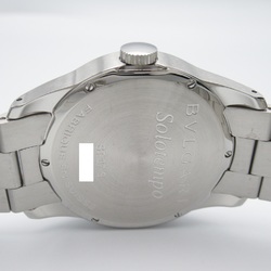 BVLGARI Solo tempo Wrist Watch ST37S Quartz Black  Stainless Steel ST37S