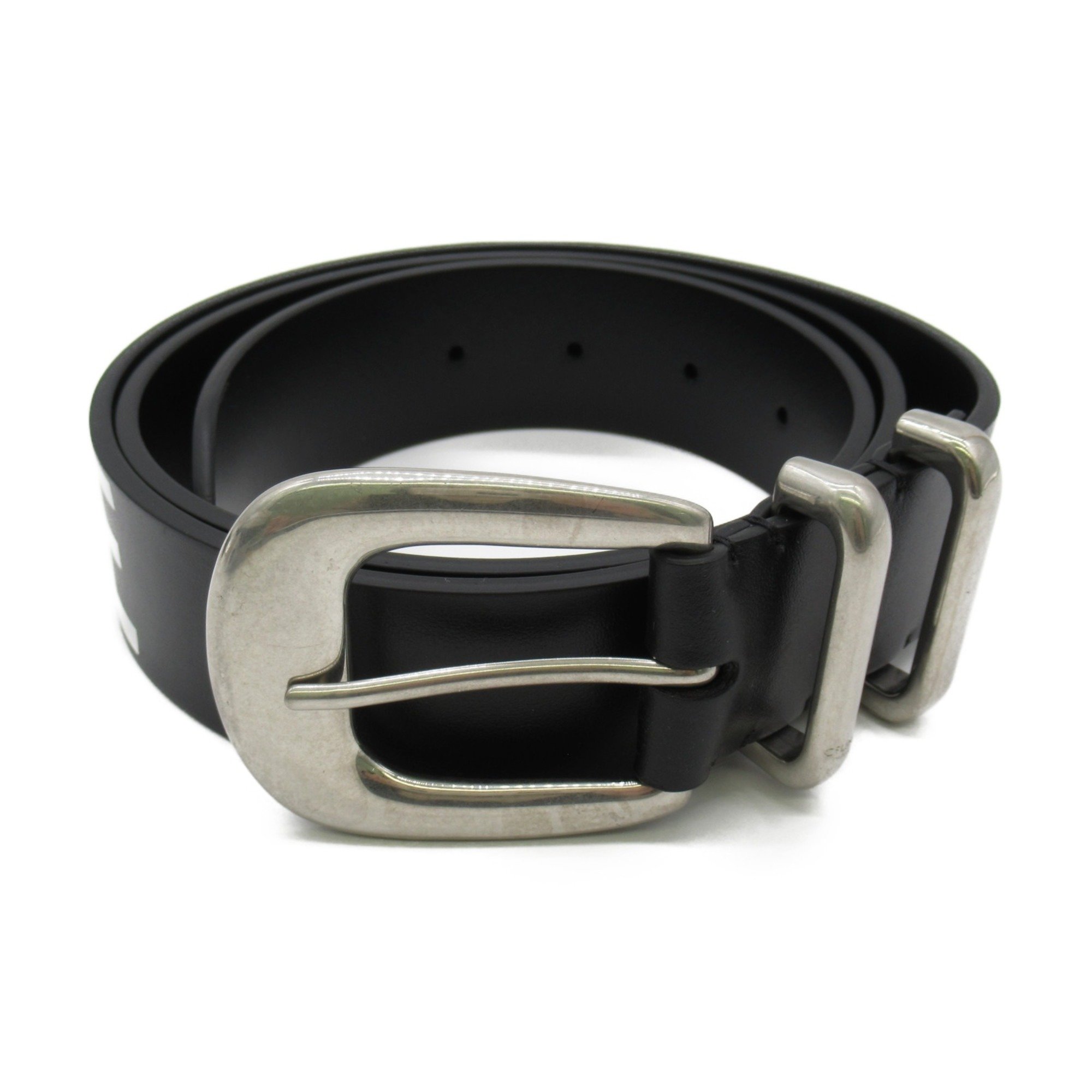 CELINE belt Black Calfskin (cowhide) 45B893AFC38SI95