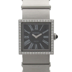 CHANEL Mademoiselle diamond bezel Wrist Watch watch Wrist Watch H0830 Quartz Black  Stainless Steel diamond H0830