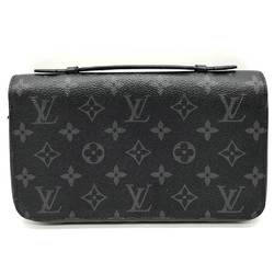 Louis Vuitton Zippy XL Monogram Eclipse Black Long Wallet LOUIS VUITTON M61698 Hand